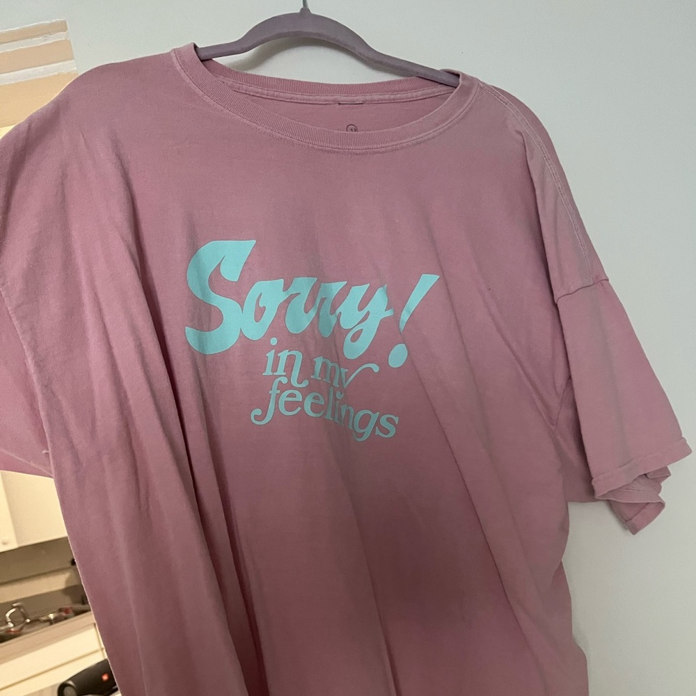 Lonely Ghost Sorry in My Feelings Color Changing Tee